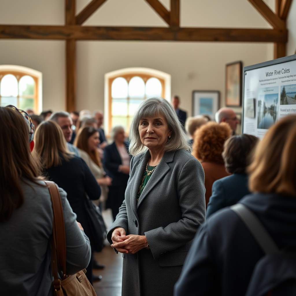 Bake Off star appears at water event with Channel 4 campaigners